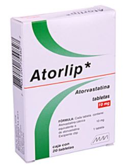 Generic Lipitor 10MG 20TAB, ATORVASTATINA